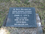 UYS Dirk C. 1894-1960