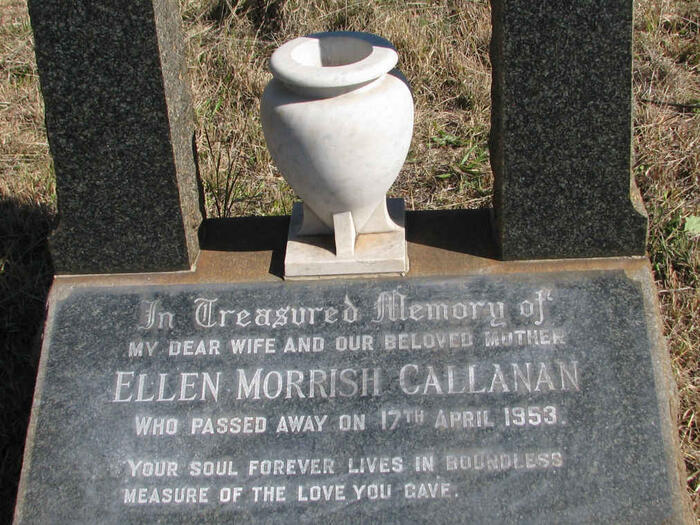 CALLANAN Ellen Morrish -1953
