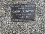 BOTHA Daniël F. 1951-2014