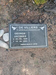 VILLIERS George Jacques, de 1939-2023