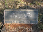 NEWTON Seneca 1874-1958 & Elizabeth 1874-1955