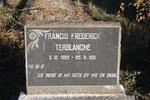 TERBLANCHE Francis Frederick 1889-1961