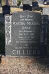 CILLIERS Martha Martina Anna nee NIEMANDT 1925-1961