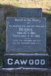 CAWOOD Bernie 1923-1960