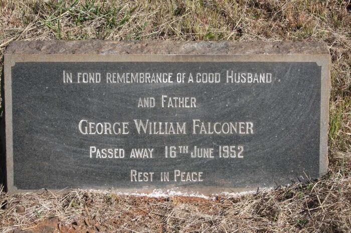 FALCONER George William -1952