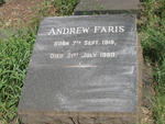 FARIS Andrew 1918-1960