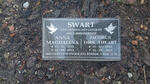 SWART Jacobus Dirk Theart 1942-2023 & Anna Magdalena 1938-2012
