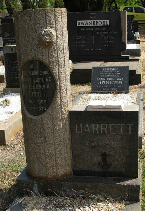 BARRETT Cecil 1952-1973