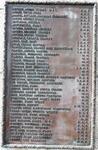 5. SATS Memorial plaque - Surnames A-K