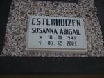 ESTERHUIZEN Francois Nicolaas 1937-2007 & Susanna Abigail 1941-2003  :: ESTERHUIZEN Hendrik Petrus 1971-1971