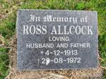 ALLCOCK Ross 1913-1972
