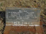 CLOETE Daniel S. 1885-1966 & Cornelia G. 1896-1969