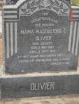 OLIVIER Maria Magdalena C. nee GILBERT  1887-1955