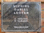 LOTTER Michiel Daniel 1935-2020