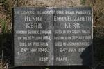 KERR Henry 1863-1949 & Emma Elizabeth 1868-1951