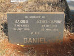DANIEL Harold 1905-1969 & Ethel Daphne 1914-1976