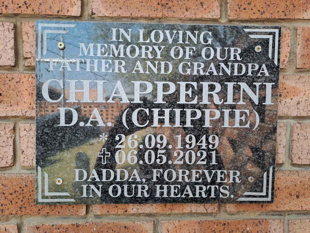 CHIAPPERINI D.A. 1949-2021