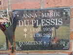 PLESSIS Anna-Marie, du 1958-2021