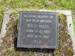WALLS Molly 1895-1982