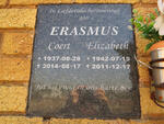 ERASMUS Coert 1937-2014 & Elizabeth 1942-2011