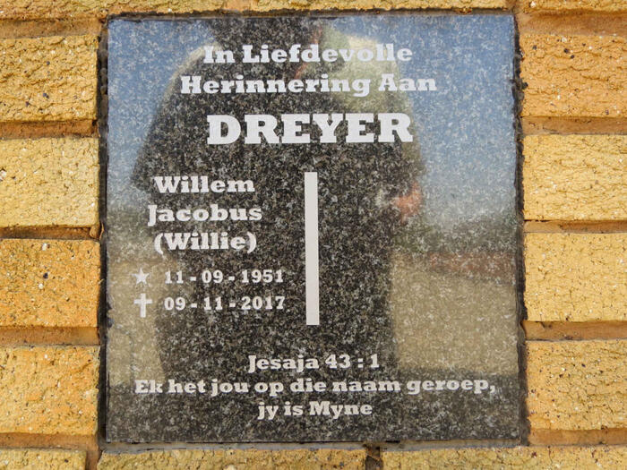 DREYER Willem Jacobus 1951-2017