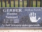 GERBER Hanno Samuel 2003-2003