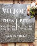 VILJOEN Thys 1934-1996 & Bets 1941-2023