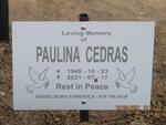 CEDRAS Paulina 1949-2021