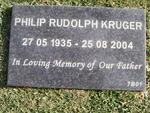 KRUGER Philip Rudolph 1935-2004