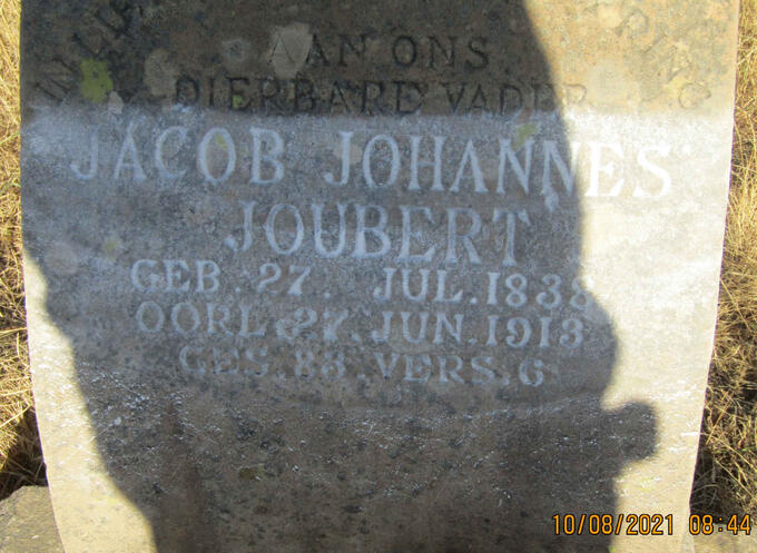 JOUBERT Jacob Johannes 1838-1913