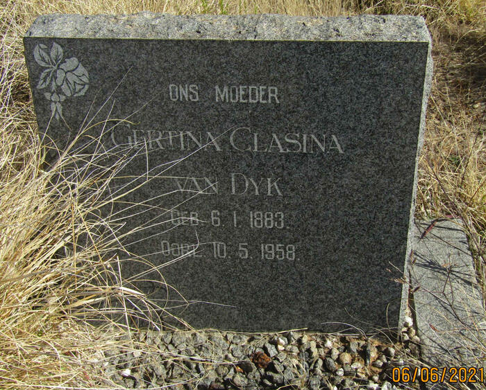 DYK Gertina Clasina, van 1883-1958