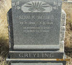 GREYLING Schalk Jacobus 1889-1958