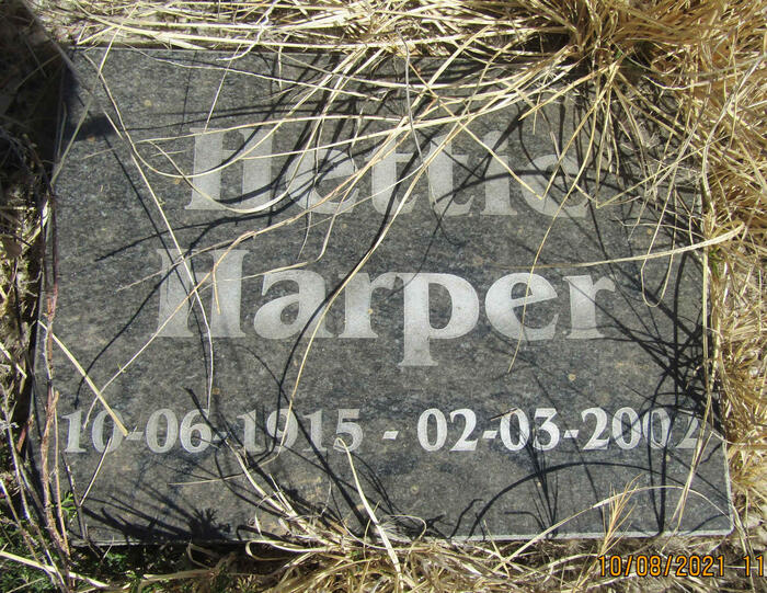 HARPER Hettie 1915-2002