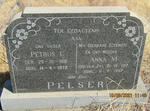 PELSER Petrus C. 1916-1973 en Anna M. VAN ZYL 1917-1967