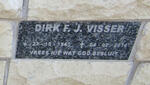 VISSER Dirk F.J. 1941-2014