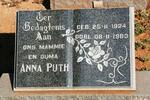 PUTH Anna 1924-1983