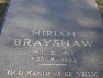 BRAYSHAW Miriam 1912-1983