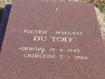 TOIT Pieter Willem, du 1943-1984