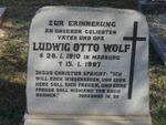 WOLF Ludwig Otto 1910-1997