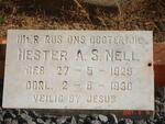 NELL Hester A.S. 1929-1930