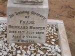HOOPER Frank Bernard -1920