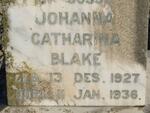 BLAKE Johanna Catharina 1927-1936