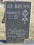 BRUYN Marius, de 1956-1974