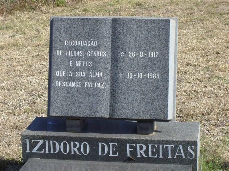 FREITAS Izidoro, de 1912-1988