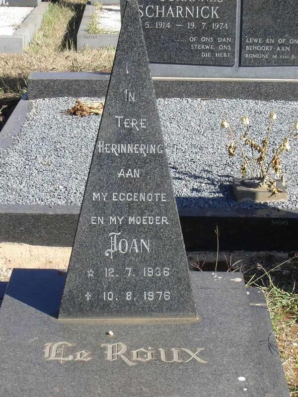 ROUX Joan, le 1936-1976