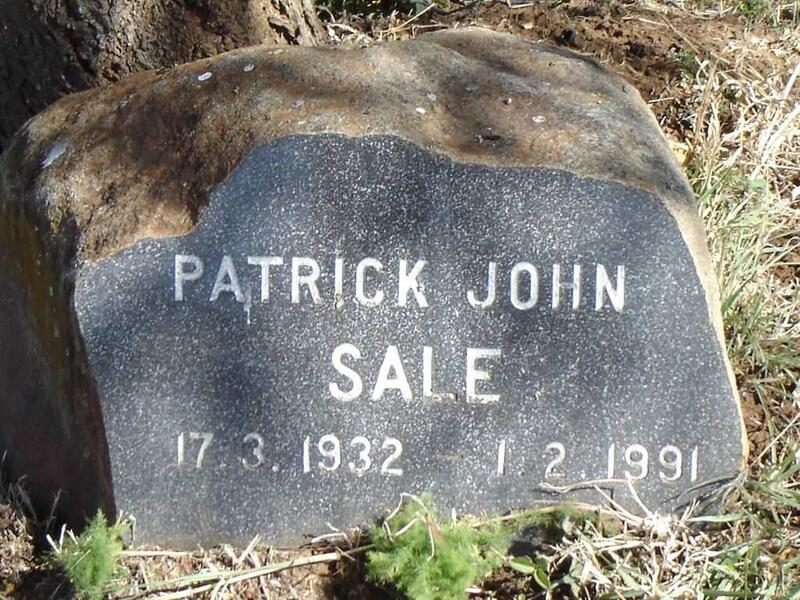 SALE Patrick John 1932-1991