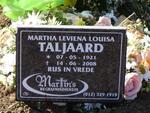 TALJAARD Martha Leviena Louisa 1921-2008
