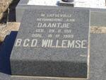 WILLEMSE B.C.D. 1911-1989