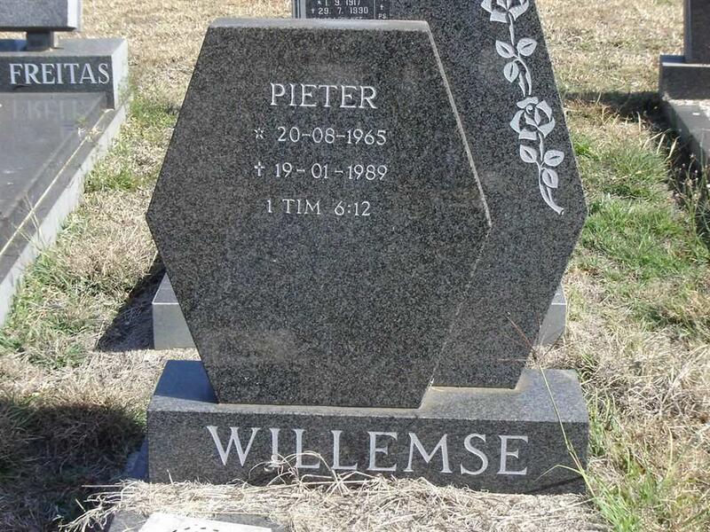 WILLEMSE Pieter 1965-1989