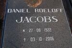 JACOBS Daniel Roeloff 1922-2006